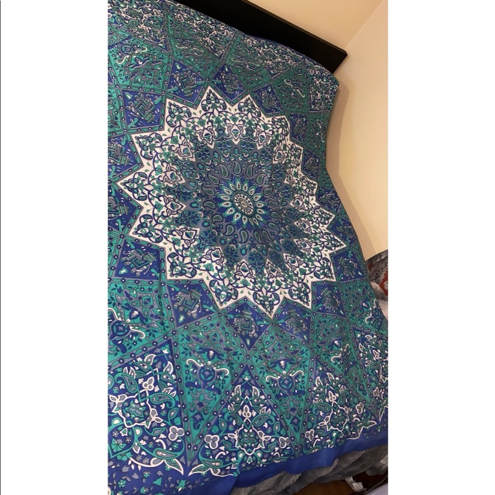 Blue Wall Tapestry